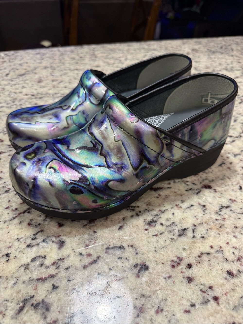 Dansko XP 2.0 Professional Clogs Iridescent Marble SZ Eu 41/ US 10.5/11 - Picture 2 of 9